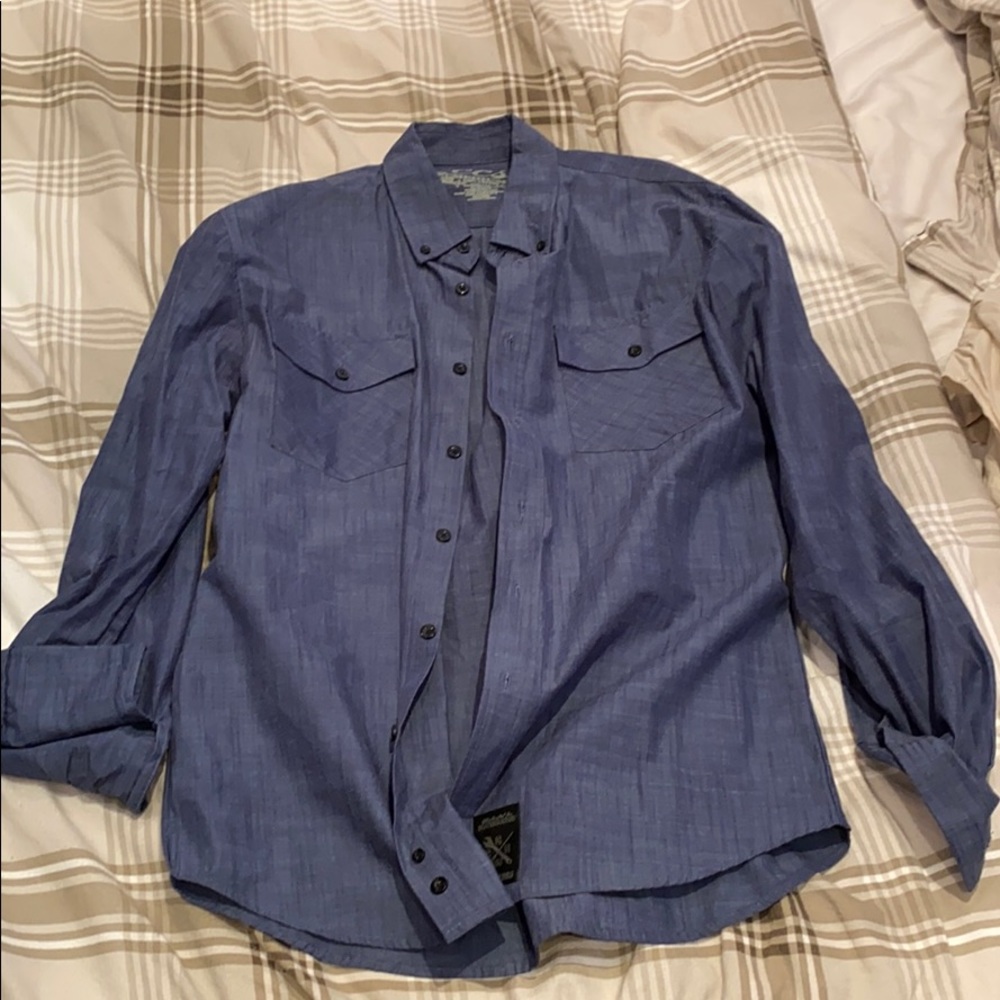 CCS: Mens Button Down Shirt: Size M
